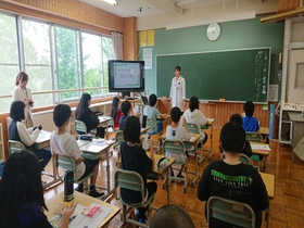 豊沼小学校でがんの授業が行われました！