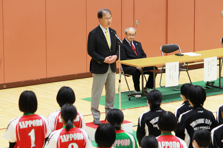 開会式での市長挨拶