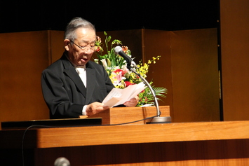 北谷文夫氏による謝辞