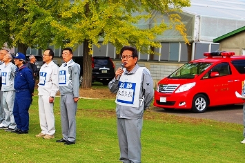 砂川市地域防災訓練市長あいさつ