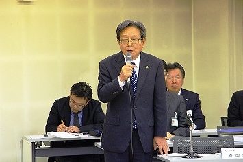 砂川市庁舎建設検討審議会での市長あいさつ