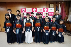 砂川剣道連盟の皆さん