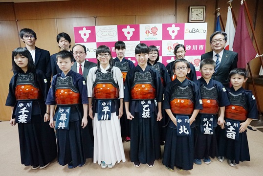 砂川剣道連盟の皆さん