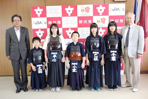 剣道全国大会出場あいさつ（砂川錬心館）