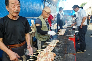 焼鳥、豚串