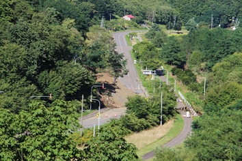 平成28年文珠砂川線の土砂崩れ