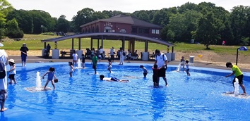 子どもの国の水遊び施設