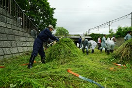 第47回パンケ歌志内川河川清掃