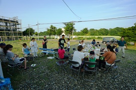 東雲町内会三世代交流七夕祭り1