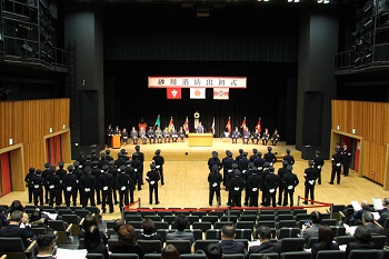 砂川消防出初式・消防団員表彰式2