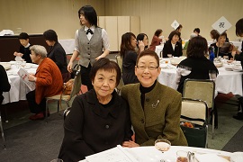 更生保護女性会葭葉前会長と中森会長