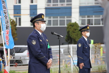 滝川警察署宗形署長の挨拶