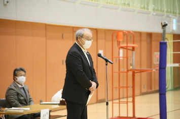 砂川体育協会工藤会長の挨拶