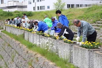 植栽会の様子