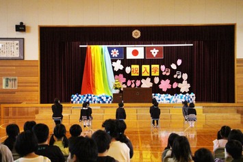 豊沼小学校入学式